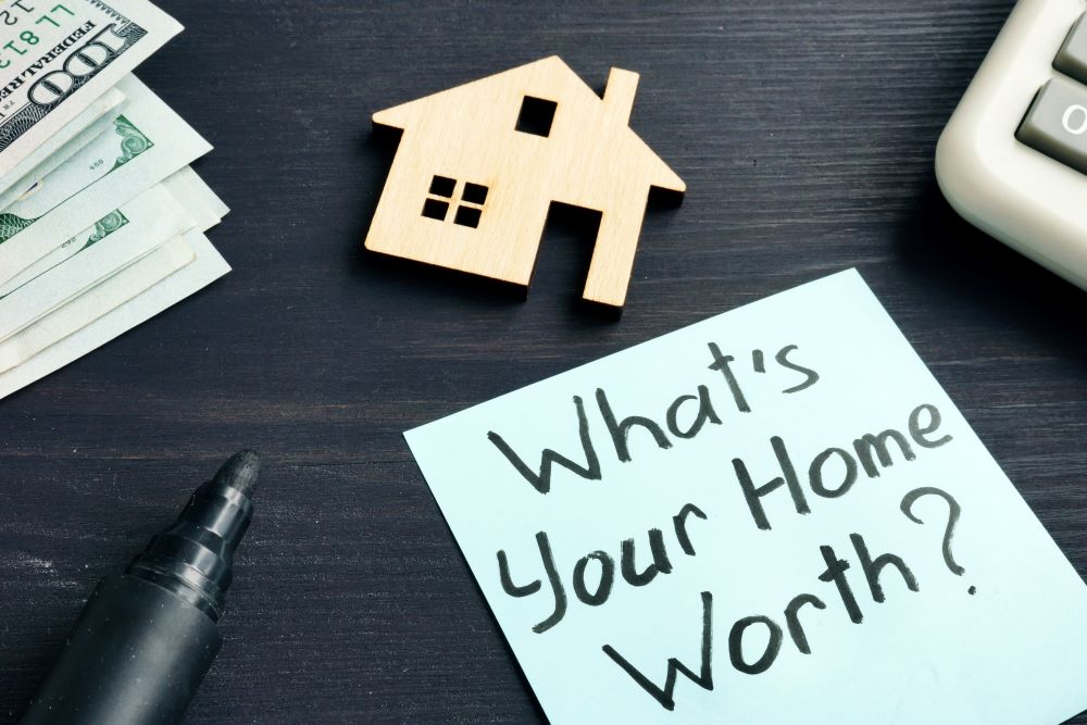 what is your home worth written on paper